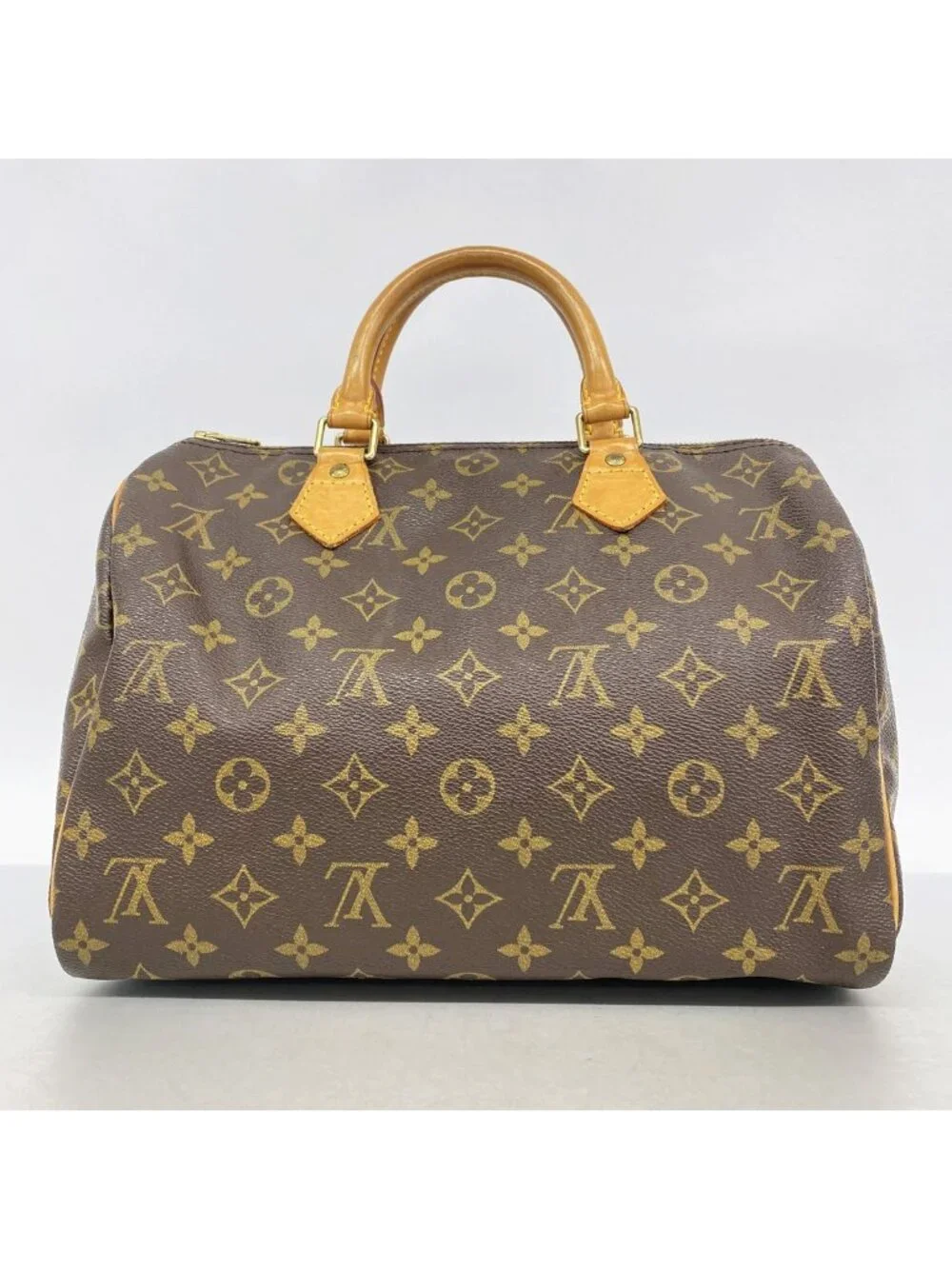 Louis Vuitton Handbag Monogram Speedy 30 Brown